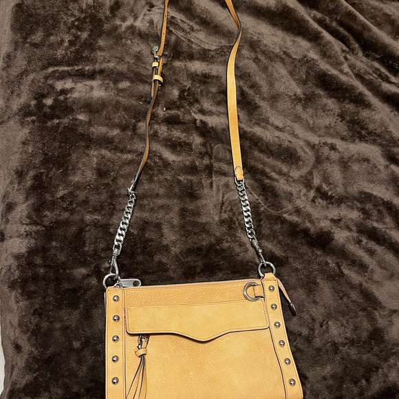 Rebecca Minkoff M.A.G. Studded Crossbody in Honey - Picture 3 of 6